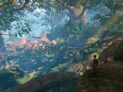Una imagen que muestra un paisaje en Smalland: Survive the Wilds.