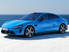 Xiaomi SU7 (2026) en el nuevo color Capri Blue: La berlina deportiva eléctrica recibe algo más que un pequeño lavado de cara. (Fuente de la imagen: Xiaomi)