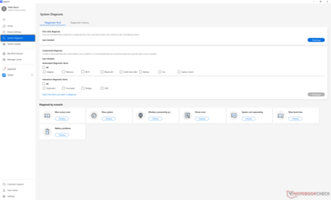 Funciones de diagnóstico del sistema
