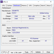 CPU-Z placa base