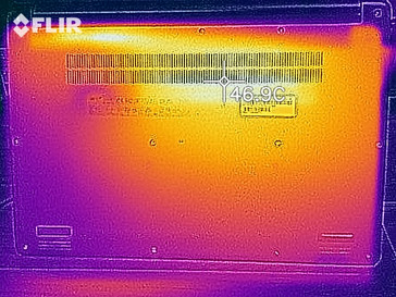 Carga de calor residual (prueba de esfuerzo), inferior