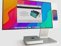 El NexMonitor también es compatible con ordenadores de sobremesa, como el Mac mini. (Fuente de la imagen: Nex Computer)