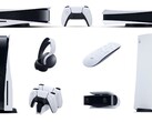 Las consolas PS5 y un puñado de accesorios. (Fuente de la imagen: PlayStation/NDTV/FlatpanelsHD - editado)