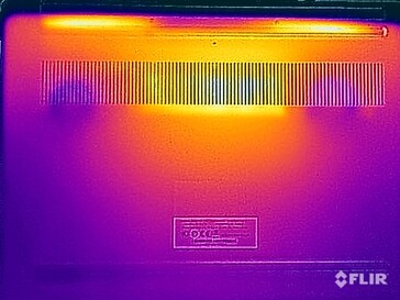 Prueba de esfuerzo de temperaturas superficiales (abajo)