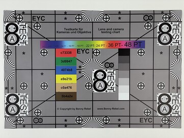 Tabla de prueba (teleobjetivo)