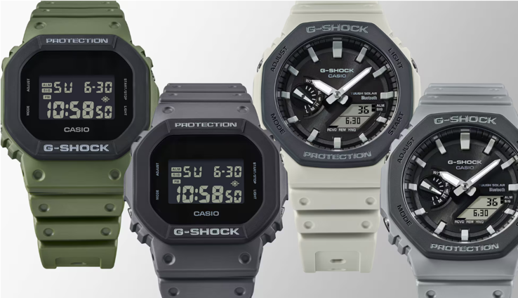La serie completa Casio G-Shock Urban Utility. (Fuente de la imagen: Casio)