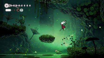 Se muestra el juego de plataformas Silksong (Fuente de la imagen: Steam)
