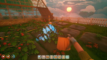 En la imagen: Una captura de pantalla de juego de Solarpunk.