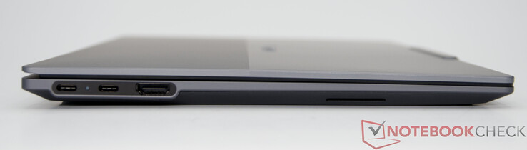 Puertos: 2 x USB-C (USB 10 Gbps), con USB PD de 45 a 65 W y DisplayPort 1.4; 1 x HDMI® 2.1, hasta 4K/60 Hz