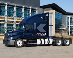 Amogy presenta el primer camión del mundo de emisiones cero propulsado por amoníaco (Imagen: Amogy)