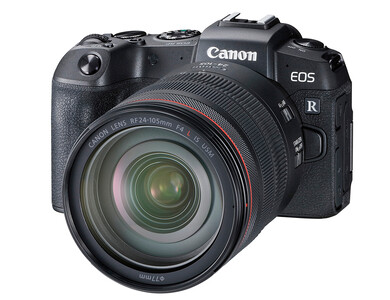 La Canon EOS RP cuenta con una empuñadura bastante profunda para acomodar objetivos más pesados. (Fuente de la imagen: Canon)
