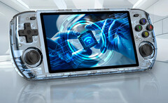 El RGB10 Max 3 ejecuta una distribución Linux como muchos de los dispositivos portátiles para juegos de Powkiddy. (Fuente de la imagen: Powkiddy)