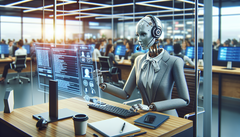 La IA generativa ya está remodelando el trabajo de cuello blanco (Fuente de la imagen: Dall-E 3)