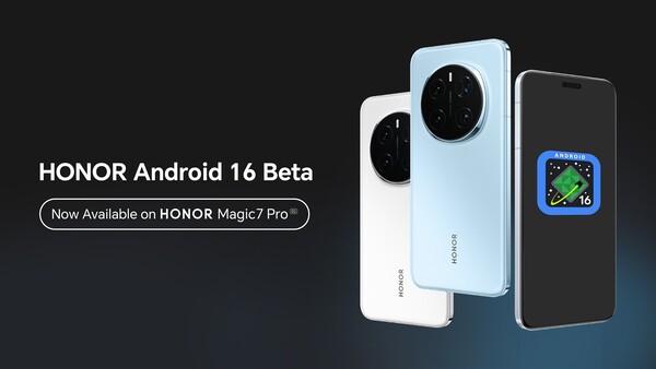 Android la versión 16 Beta ya está disponible para el Honor Magic7 Pro, pero la actualización estable llegará a finales de este año. (Fuente de la imagen: Honor)