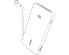 El rumoreado Anker Zolo 22.5W Power Bank 10K (en la imagen) parece tener un cable integrado. (Fuente de la imagen: AnkerInsider)