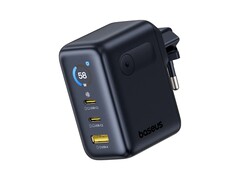 El nuevo cargador rápido con pantalla digital PicoGo de 100 W de Baseus (en la imagen la versión para la UE) se ha lanzado en China. (Fuente de la imagen: Baseus)