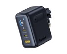 El nuevo cargador rápido con pantalla digital PicoGo de 100 W de Baseus (en la imagen la versión para la UE) se ha lanzado en China. (Fuente de la imagen: Baseus)