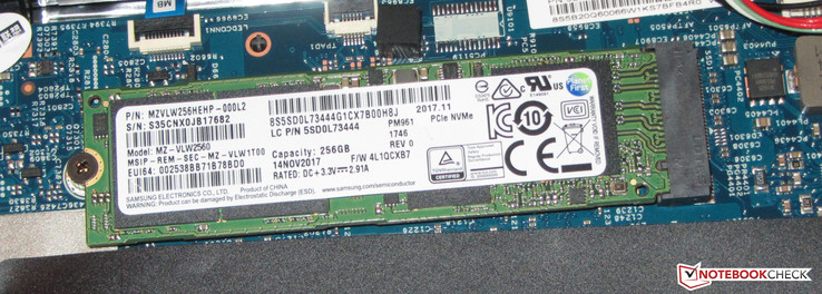 Un SSD NVMe  está incluido.