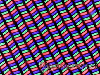 Conjunto de subpíxeles RGB (282 PPI)