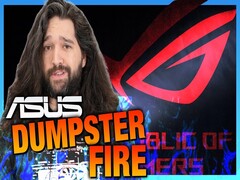 Vídeo teaser de Asus dumpster fire (Fuente de la imagen: GNCA en YouTube)