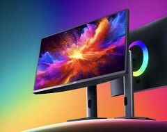 El HKC M10 Ultra resulta ser el primer monitor con un panel mini LED RGB. (Fuente de la imagen: HKC vía ITHome)