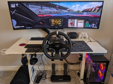 Configuración del paquete Moza R5 Racing con Assetto Corsa Competizione.