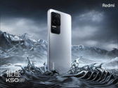 Un teléfono K50 en Silver Trail. (Fuente: Redmi vía Weibo)