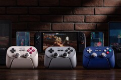El 8BitDo Pro 3 Bluetooth GamePad está disponible para su compra en colores G Classic, gris y morado. (Fuente de la imagen: 8BitDo)