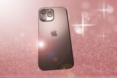 El posible Apple iPhone 13 Pro en las imágenes filtradas luce una carcasa de color oro rosa. (Fuente de la imagen: @MajinBuOfficial/Dreamtime - editado)