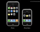 Así podría haber sido un iPhone nano (Imagen: Information Architects, editado)