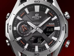 Los relojes Edifice ECB-2300D de Casio (ECB-2300D-1A en la imagen) saldrán a la venta en Europa. (Fuente de la imagen: Casio)