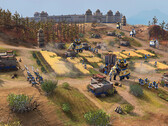 Un poco de gameolay de AoE IV. (Fuente: Microsoft vía NVIDIA)