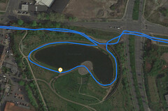 Prueba de GPS: Meizu X8 – Ciclismo alrededor de un lago