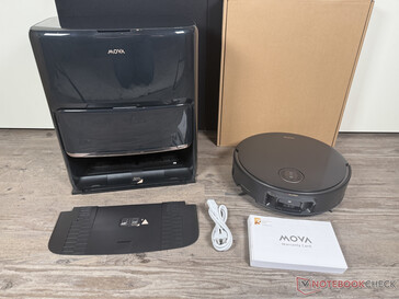 Volumen de suministro de la Mova Z60 Ultra Roller Completa