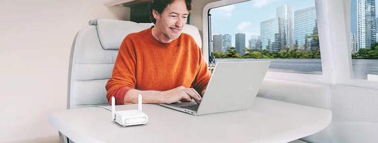 El router puede utilizarse sobre la marcha...