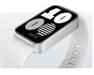 La Redmi Band 4 cuesta alrededor de 25 dólares. En la imagen: una foto promocional editada que muestra la versión en blanco.