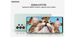 El Galaxy A73. (Fuente: Samsung)