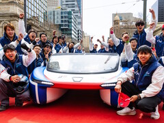 El VE de propulsión solar VTC Sophie 8X gana la carrera Bridgestone World Solar 2025 por Australia en la clase Cruiser. (Fuente de la imagen: Bridgestone)
