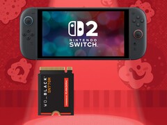 Switch 2 mostrado con SSD M.2 2230 NVMe