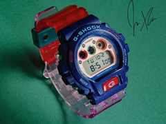 El nuevo reloj de la colaboración Casio G-Shock x Jae Tips DW-6900, en la imagen. (Fuente de la imagen: JaeTips vía Instagram)