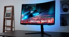 El Odyssey Neo G8 tiene una curvatura de 1000R y una tasa de refresco de 165 Hz, entre otras características. (Fuente de la imagen: Samsung)