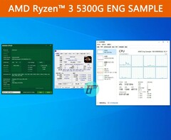 Muestra de ingeniería del AMD Ryzen 3 5300G - CPU-Z. (Fuente de la imagen: hugohk en eBay).