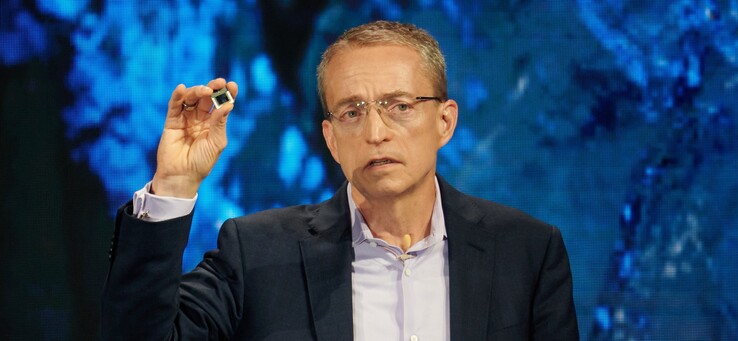 Pat Gelsinger muestra el Lago Lunar al público. (foto: Andreas Sebayang/Notebookcheck.com)