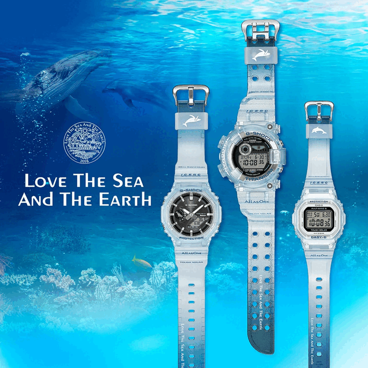 Los relojes G-Shock Love The Sea and The Earth 2026 ICERC