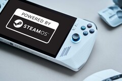 Logotipo de Asus ROG Ally powered by SteamOS