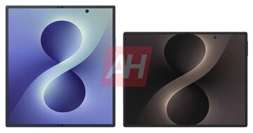 La amplia Galaxy Z Fold 8 junto a la supuesta Galaxy Z Fold 8 Ultra.