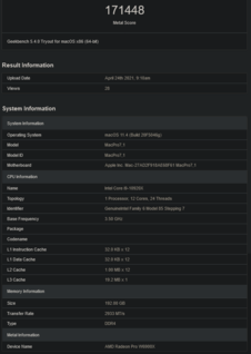 (Fuente de la imagen: Geekbench)