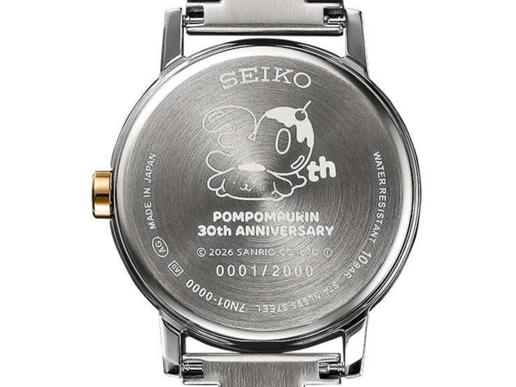 El reloj Seiko Pompompurin colaboración 30 aniversario