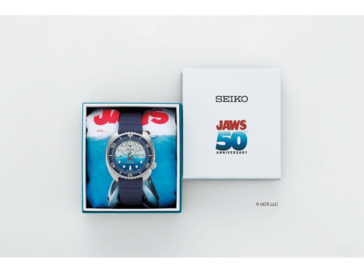 El reloj Seiko Prospex SRPL81 (SBDY137) Jaws 50th Anniversary Limited Edition