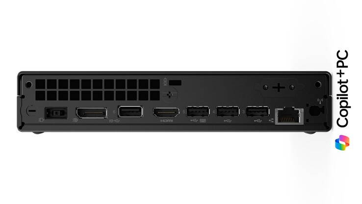 El ThinkCentre Neo 55q Gen 6 cuenta con una gran cantidad de puertos en la parte posterior. (Fuente de la imagen: Lenovo)